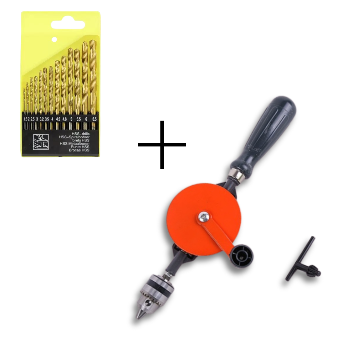 Kids Children Real Tool Nature explorer Hand Drill - HAPPY GUMNUT