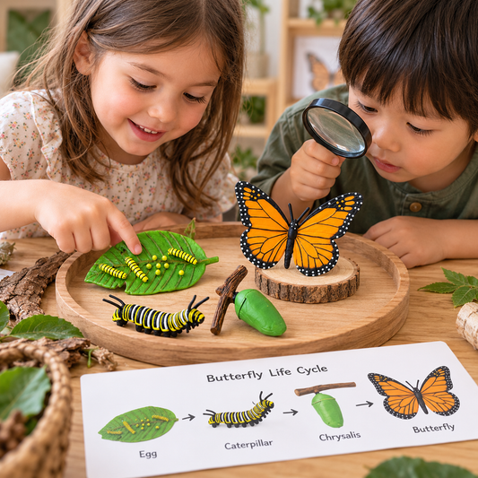 Butterfly Life Cycle Toy for Kindergarten Animal Model Figurines