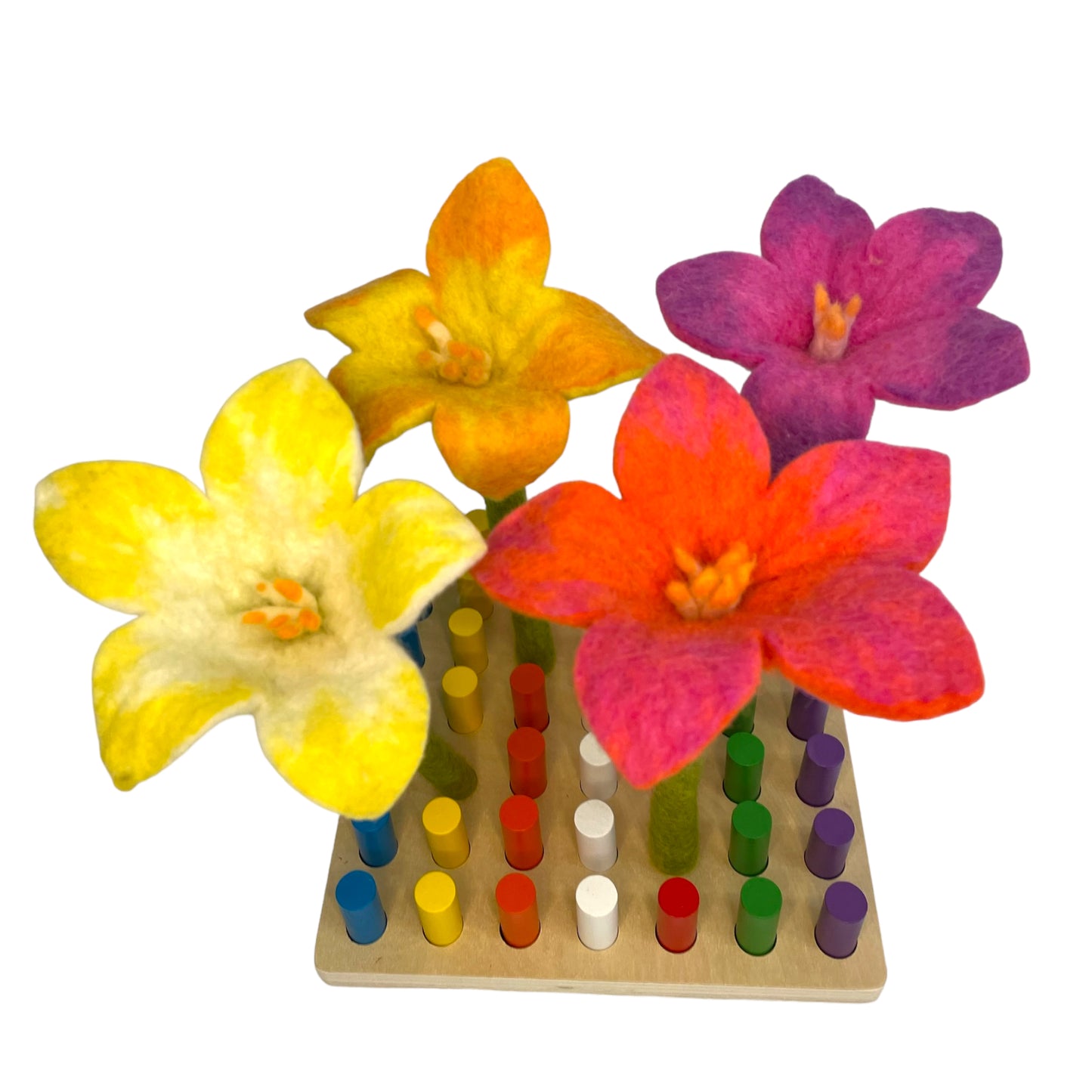 Felt Flower Montessori Toddler Toy - HAPPY GUMNUT