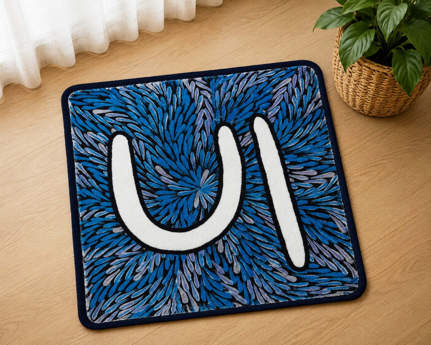 12 Australian Aboriginal Symbol Rug Matts NAIDOC  Week 50cmx50cm (Set of 12)