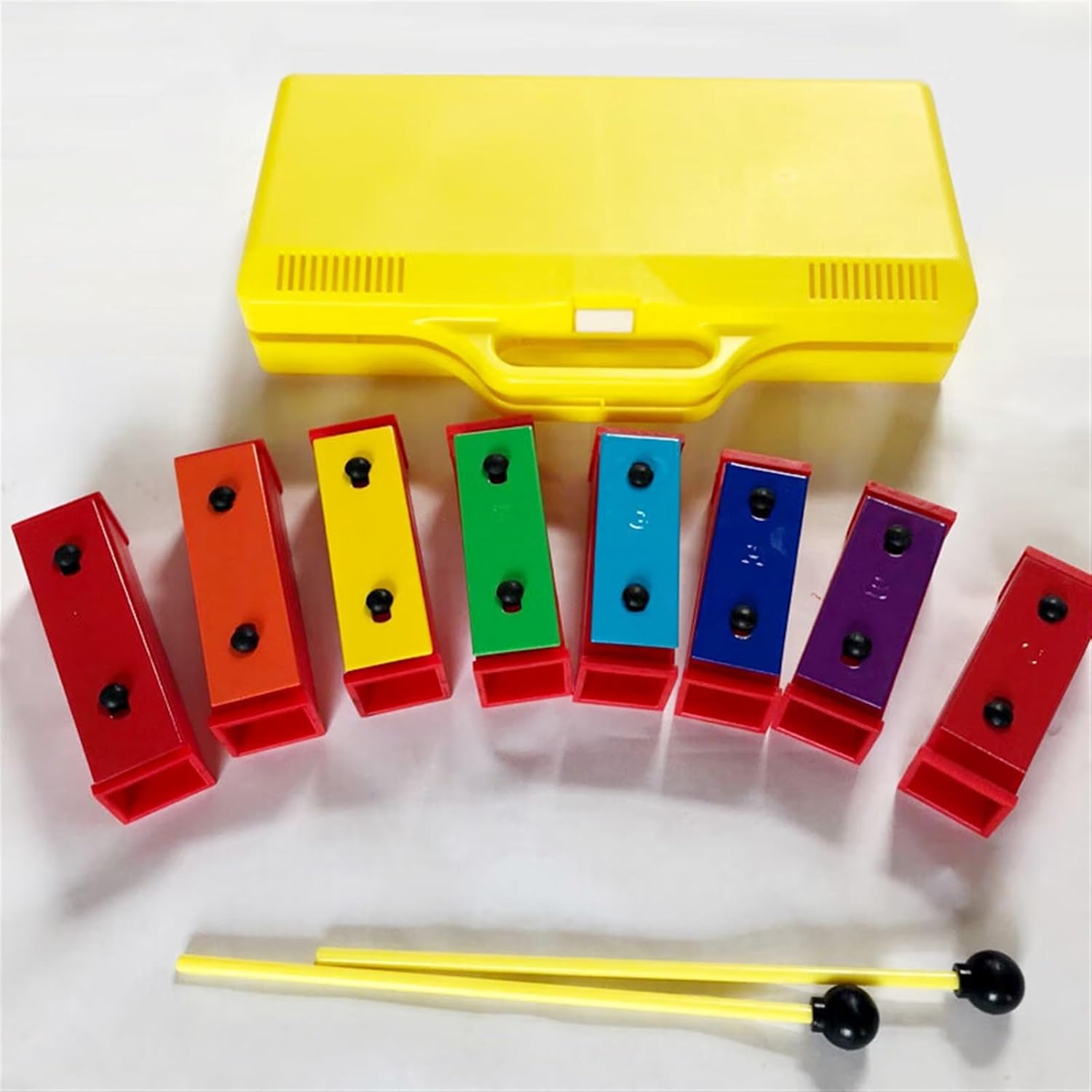 Chipette Instruments Percussion Chime Bar Set 8 Note Resonator Bell Xylophone Instrument So ...