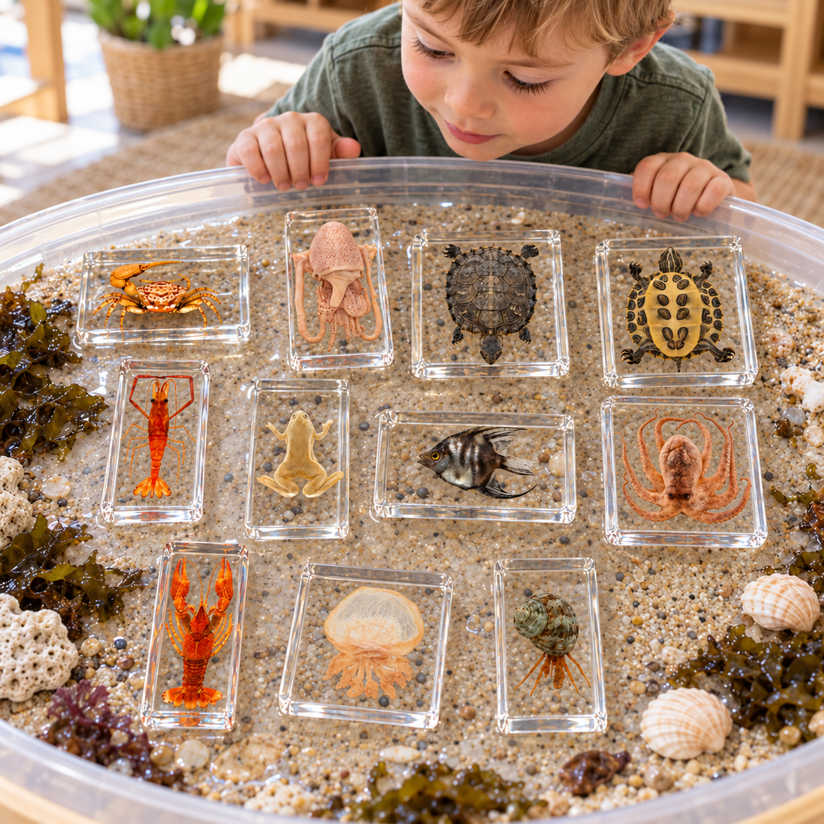 Real Animal Marine Life Specimen Kids Educational Toy Gift - HAPPY GUMNUT