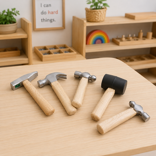Kids Hammer Wood Work Carpenter Handy Man Children Real Tool - HAPPY GUMNUT