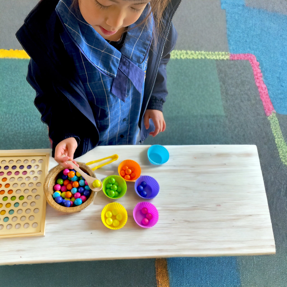Montessori inspired 2 in 1 Bead Sorting Game and Memory Game – HAPPY GUMNUT