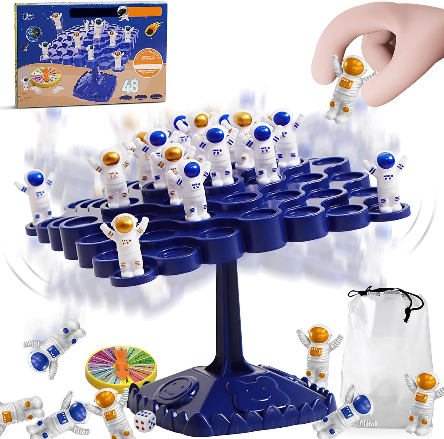 Educational  Space Construction Balancing Board Game