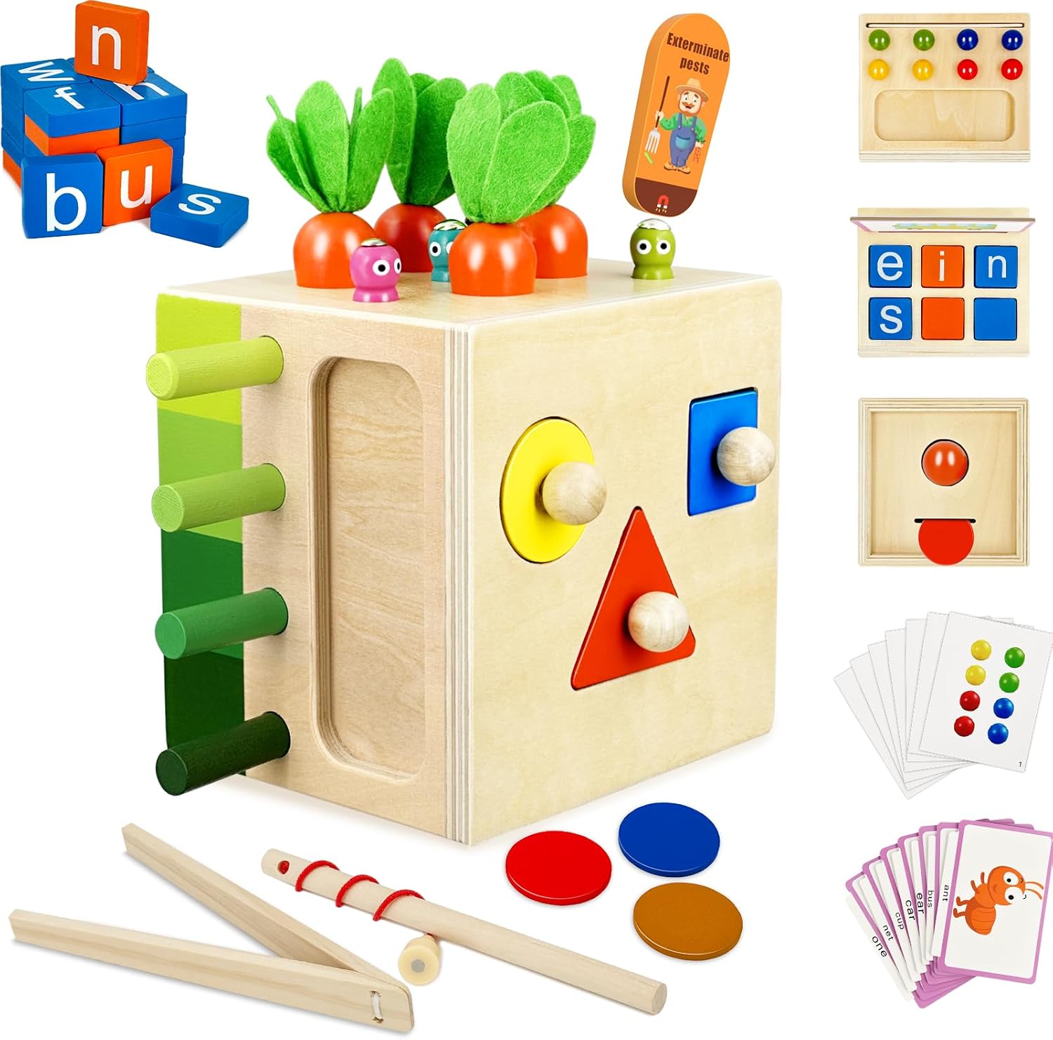 Montessori Interchangeable Learning Activity Box Busyboard – HAPPY GUMNUT
