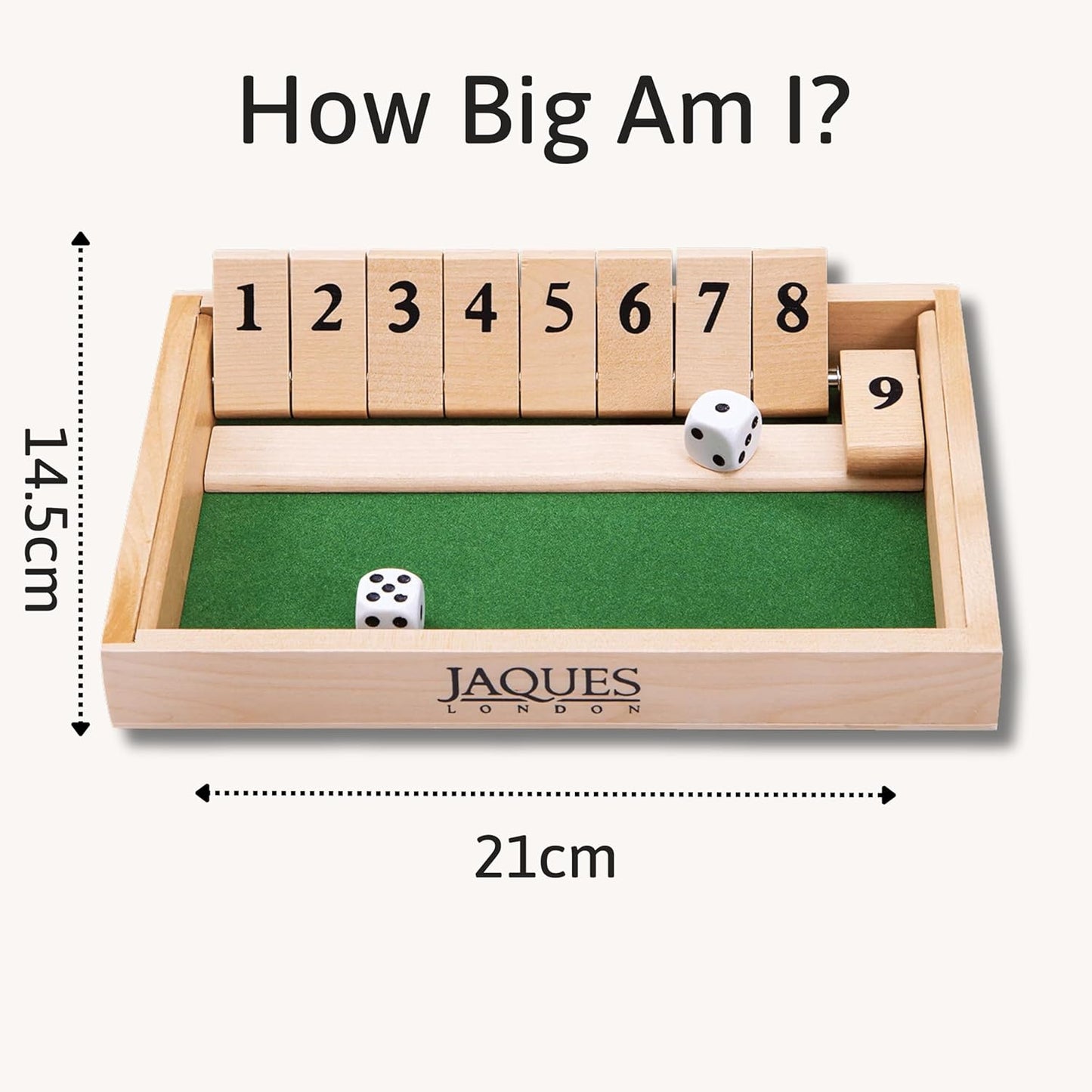 Jaques of London Deluxe Shut the Box Board Game - HAPPY GUMNUT