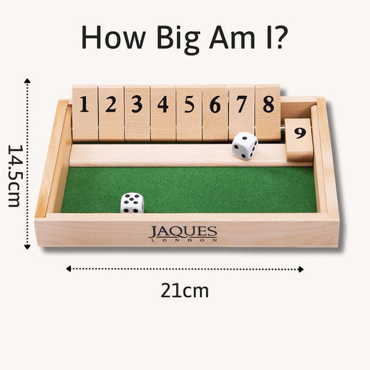 Jaques of London Deluxe Shut the Box Board Game - HAPPY GUMNUT