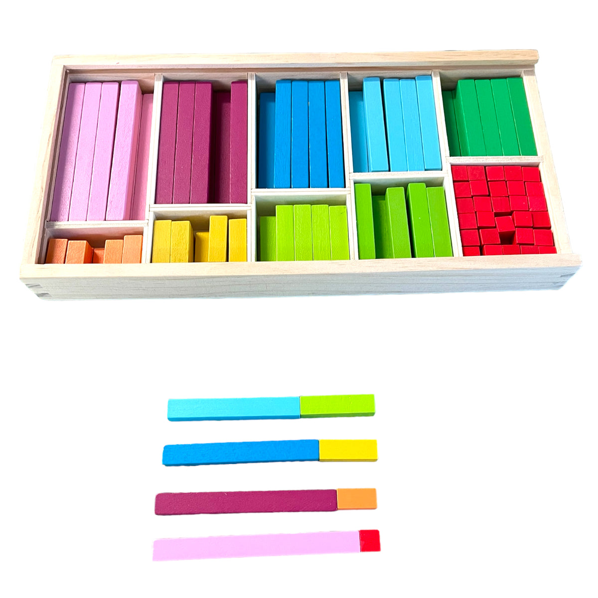 Math Tools Rods Cuisenaire Rods Kit Math Counting Sticks – HAPPY GUMNUT