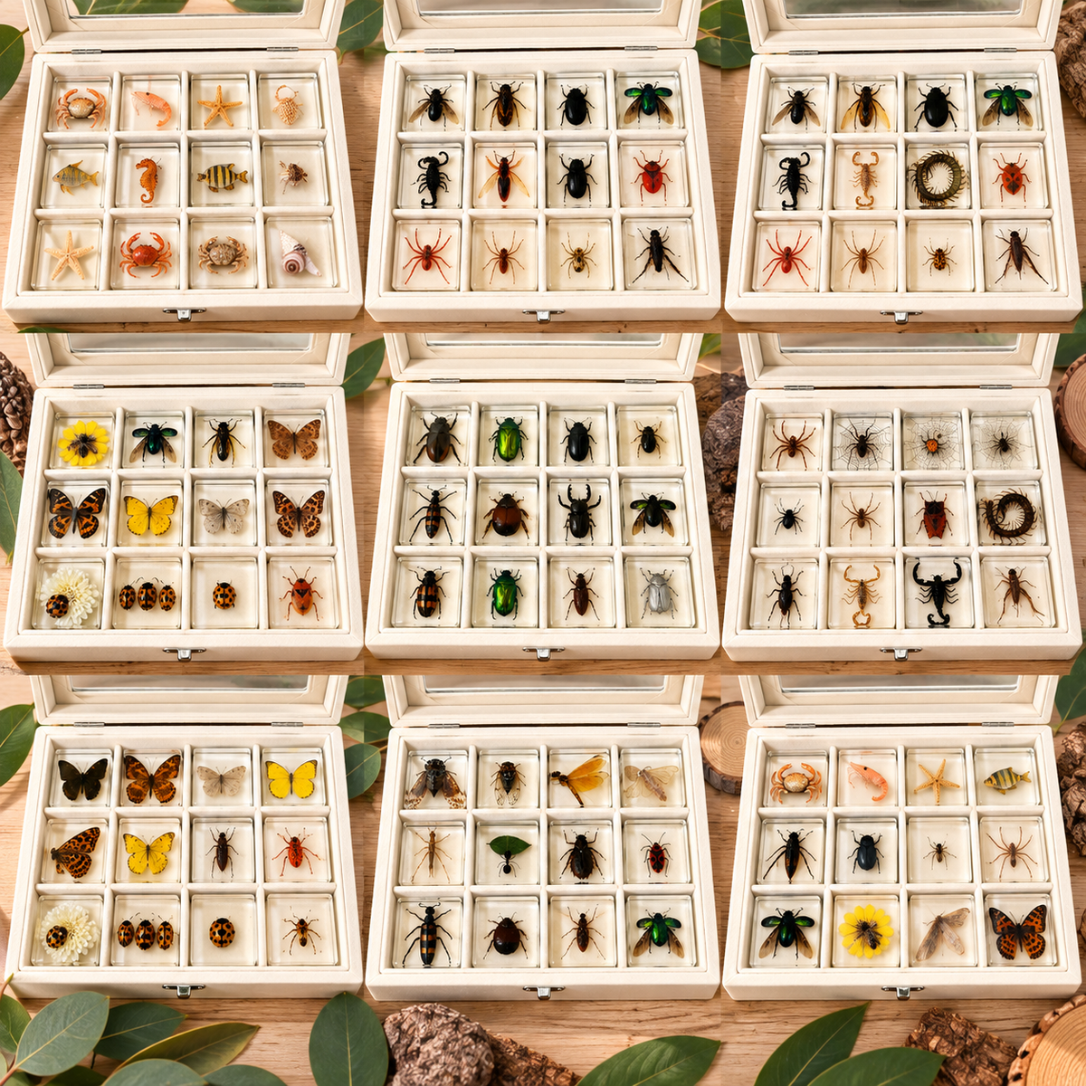 12 Animal Specimen Resin Epoxy Gift Set - HAPPY GUMNUT