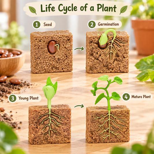Plant Life Cycle PVC Toy