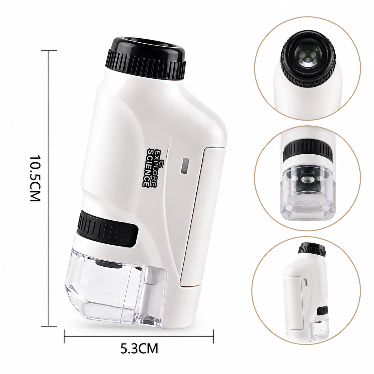 Kids children nature explorer handy electric Microscope - HAPPY GUMNUT