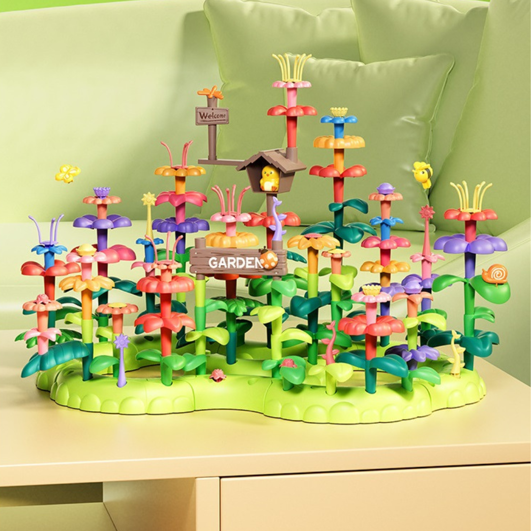 42 or 93 Piece Garden Block Flower Arrangement Building Block Toy - HAPPY GUMNUT