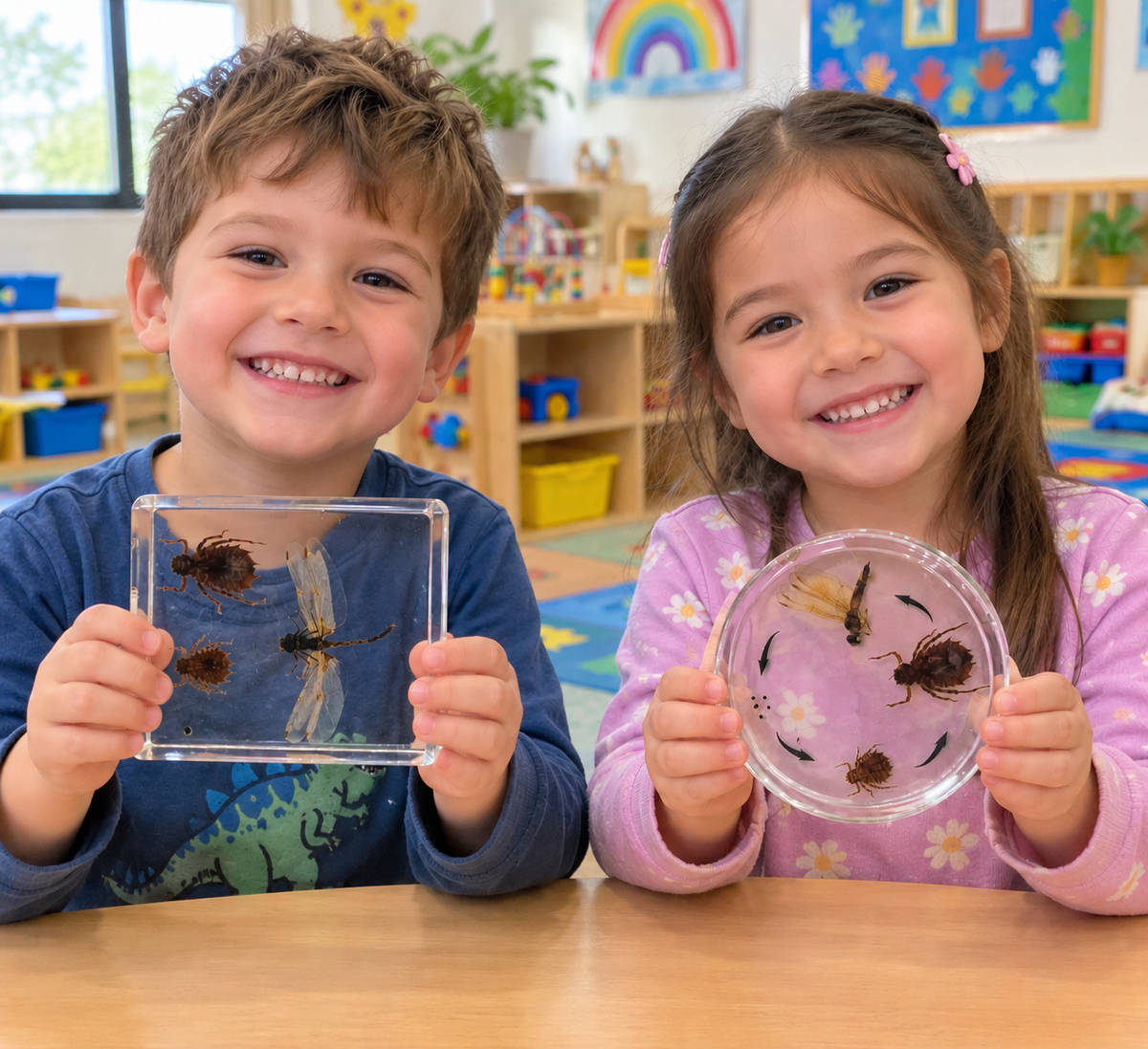 Dragonfly Lifecycle Life Cycle Epoxy Specimens in Resin Kids Learning Material