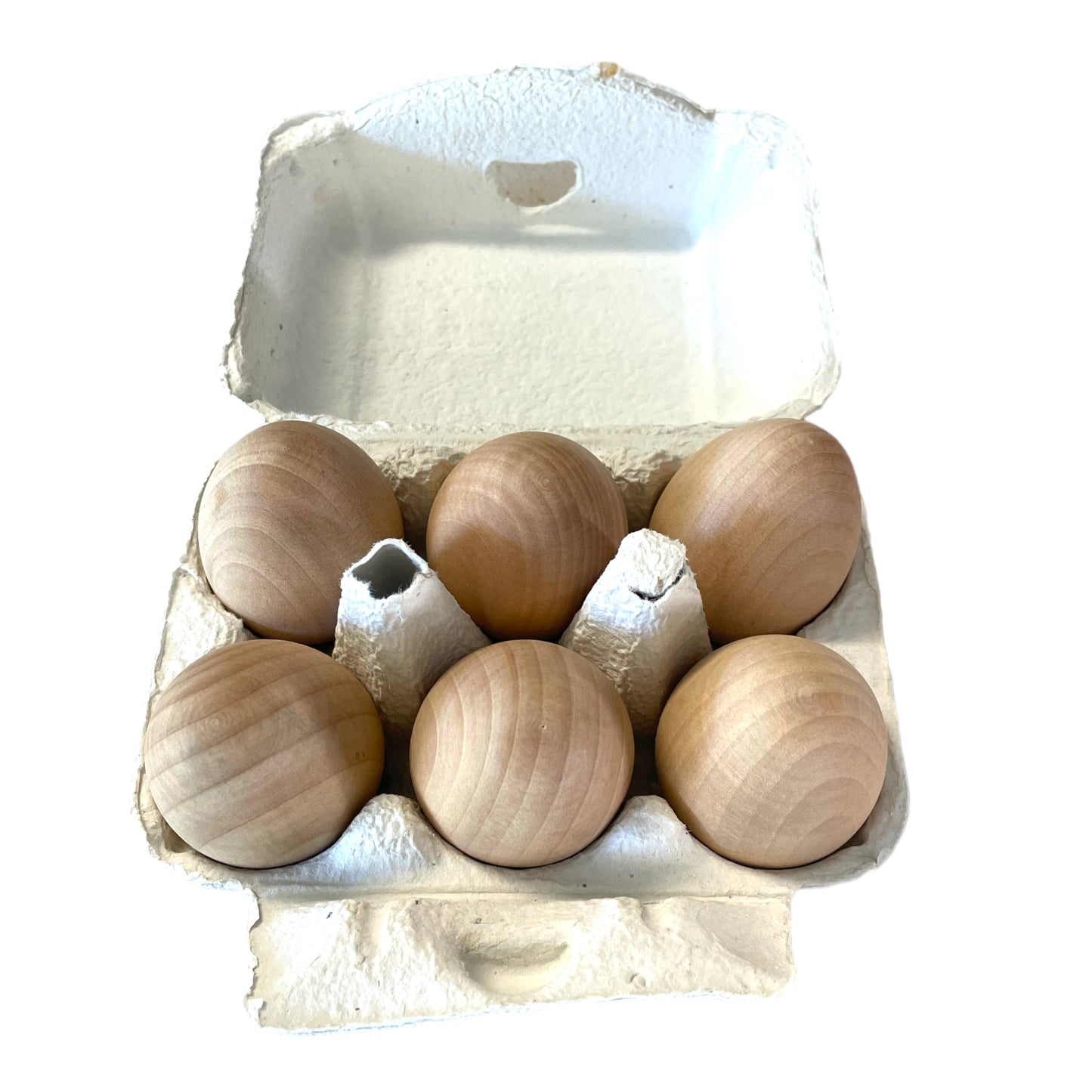 Jumbo Solid Wooden Egg Natural Finish DIY Craft Egg