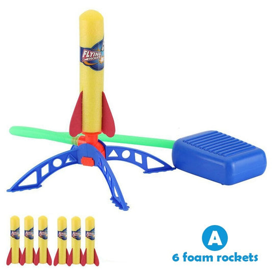 Stomp Rocket Air Powered Flyer Rocket Launcher Kids Toy