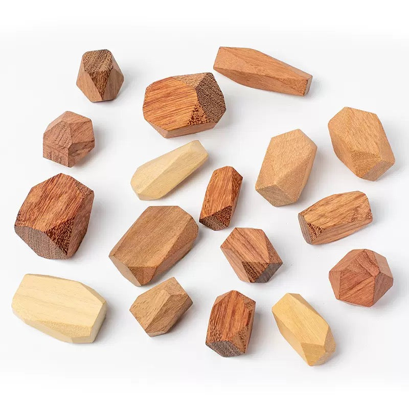 Rustic Stacking Balancing Stones Set of 18