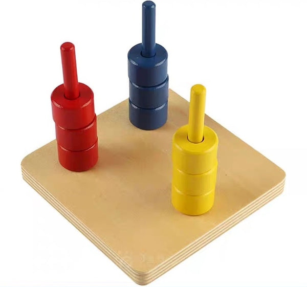 Montessori 3 Column Colour Sorting Rings – HAPPY GUMNUT