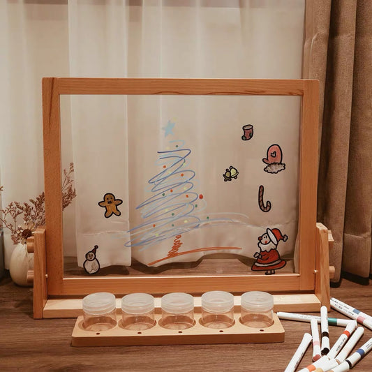Table Acrylic Easel with Paint Tray Painting Craft