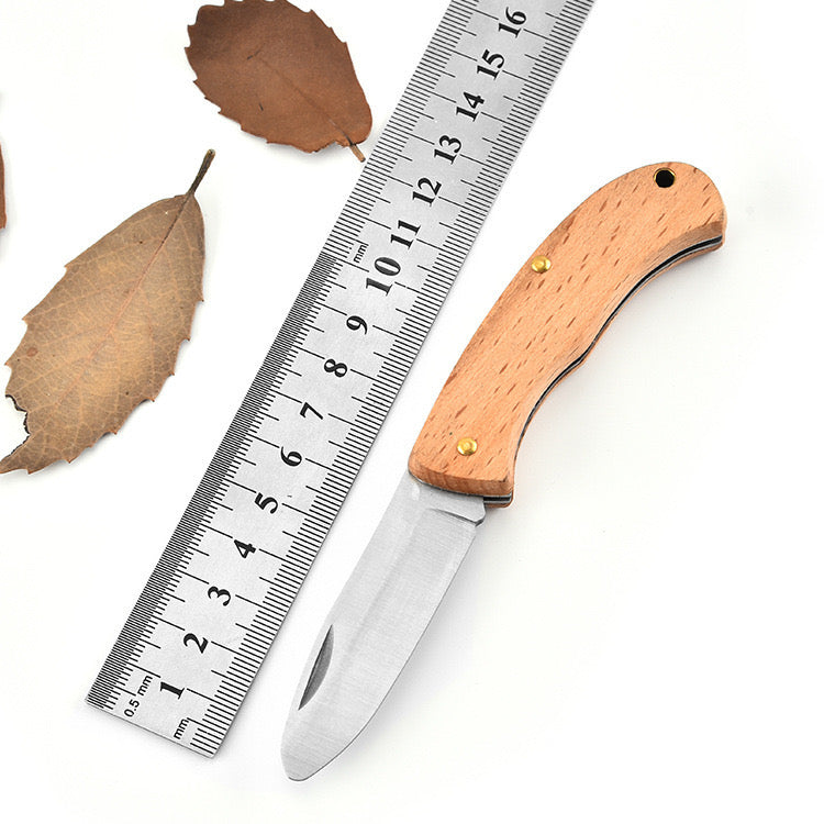 Kids Wood Caving Tool Retractable Pocket Whittling Knife Rounded tip
