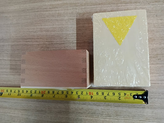 Montessori Sandpaper Basic Shapes Learning Tools