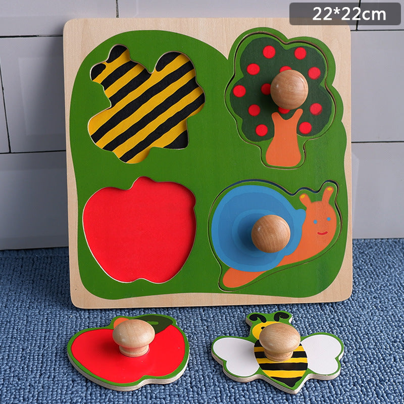Various Designs Basic Simple Puzzles With Knob Handles