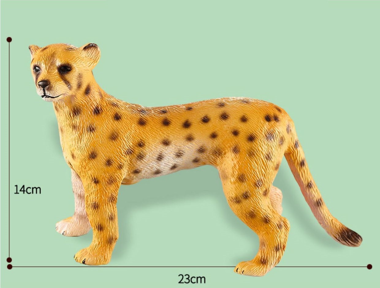 12 x Large Jungle Animal Model Figures Educational Teaching Toy - HAPPY GUMNUT