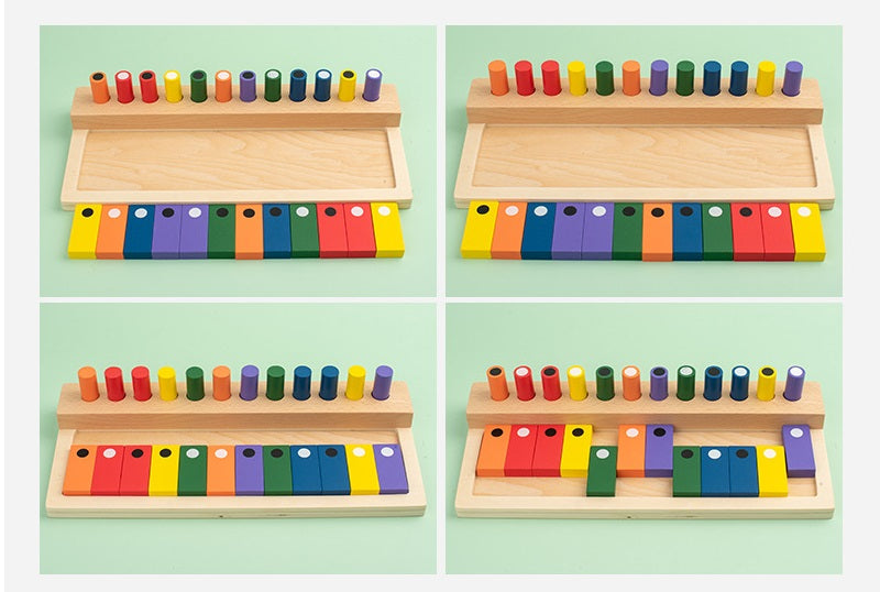 Montessori Sequence Sorter Memory Colour Sorting Board