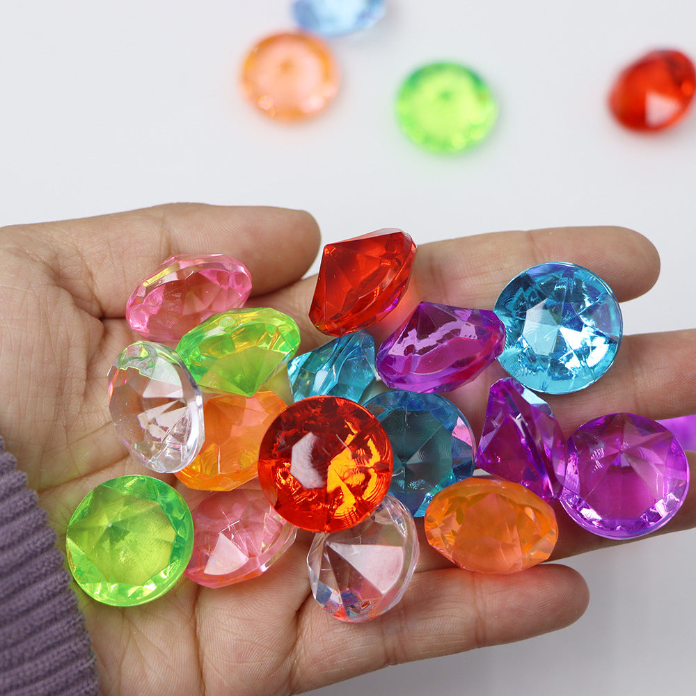 Bundle Set of 10 Acrylic Loose Parts Halloween Leaves Rings Dinosaurs Sea Animals Crystals Various Themes