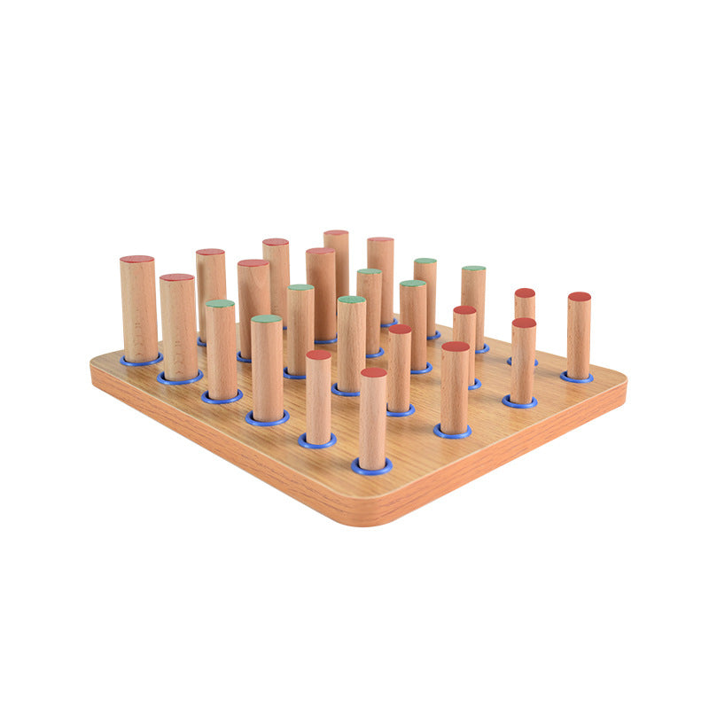 XLarge Hand Therapy Equipment Wooden Finger Exerciser Pegboard for Motor Skill Improvement