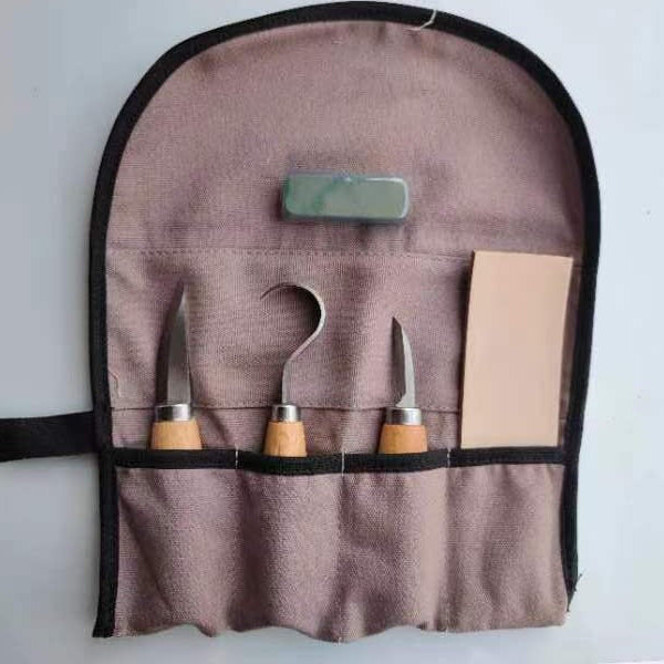 Kids Carving Knife Set With Pouch - HAPPY GUMNUT