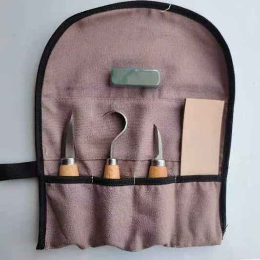 Kids Carving Knife Set With Pouch - HAPPY GUMNUT