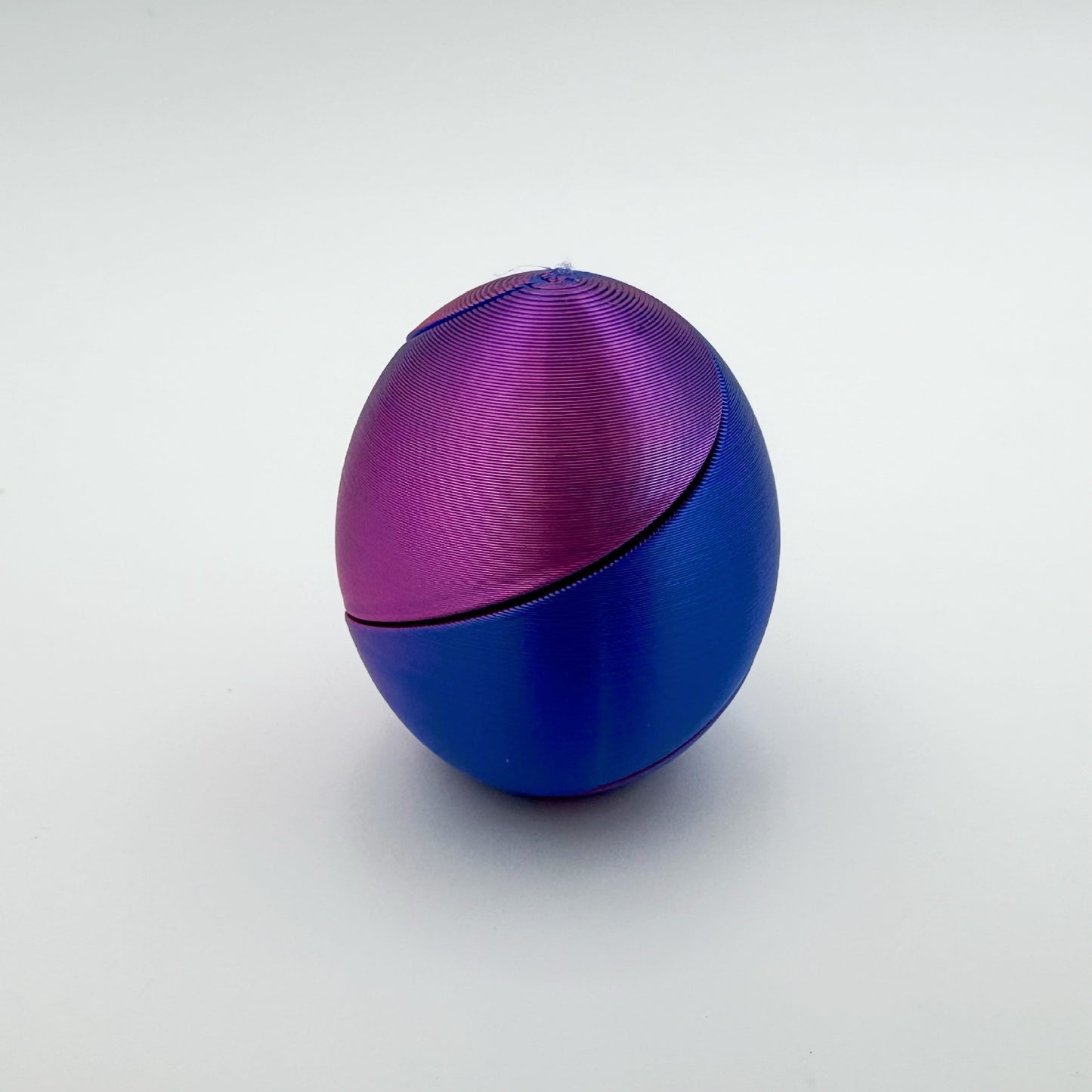 3D Print Spiral Egg Sensory Turning Fidget Egg Curls and Swirls