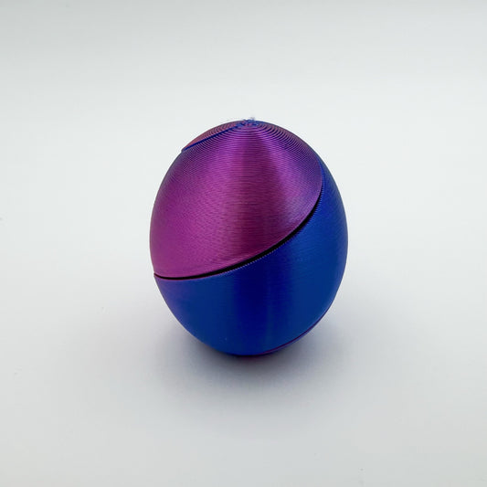 3D Print Spiral Egg Sensory Turning Fidget Egg Curls and Swirls - HAPPY GUMNUT