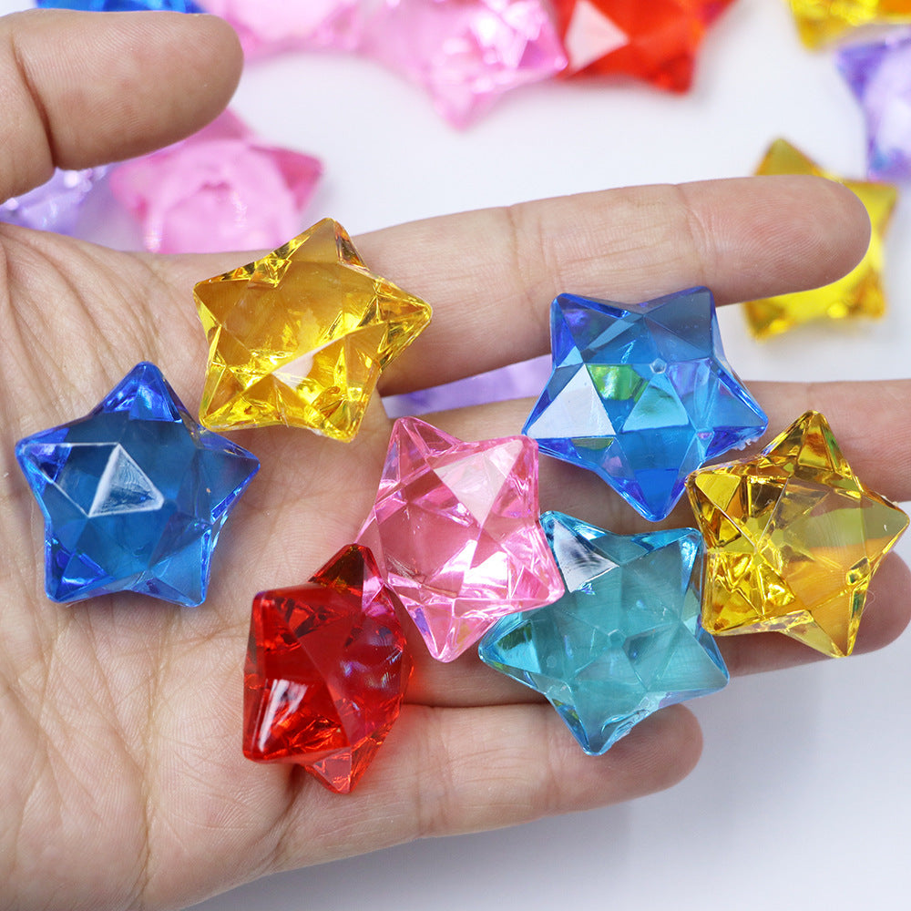 Bundle Set of 10 Acrylic Loose Parts Halloween Leaves Rings Dinosaurs Sea Animals Crystals Various Themes