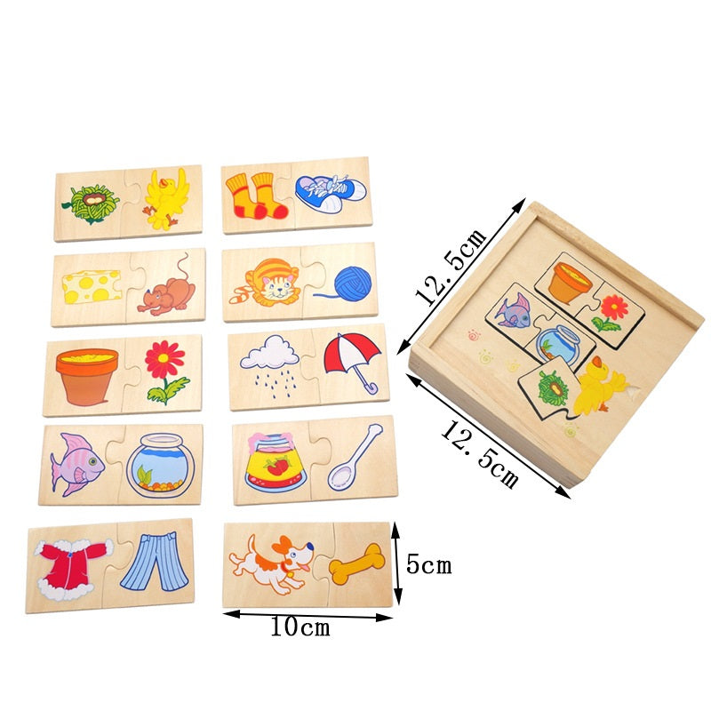 Wooden Logic Thinking and Category Sorting Brain Training Puzzle With ...