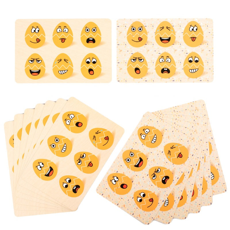 Egg Facial Emotion Expression Game How are you feeling? With Flash Cards - HAPPY GUMNUT