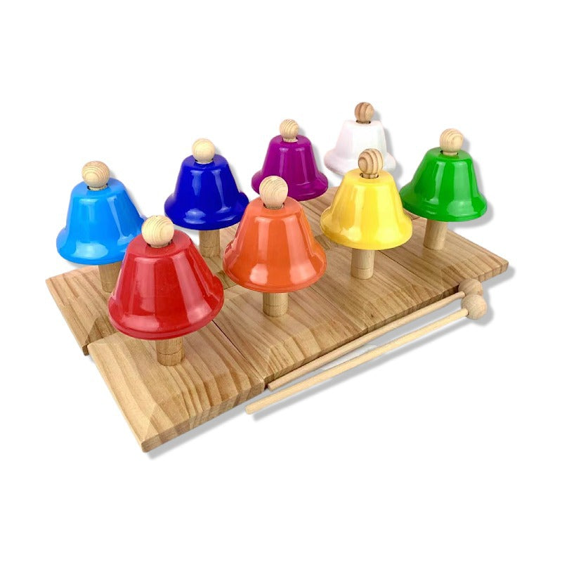 Deluxe Percussion Bell Set of 8 Tone Kids Musical Instrument Sound Toy ...