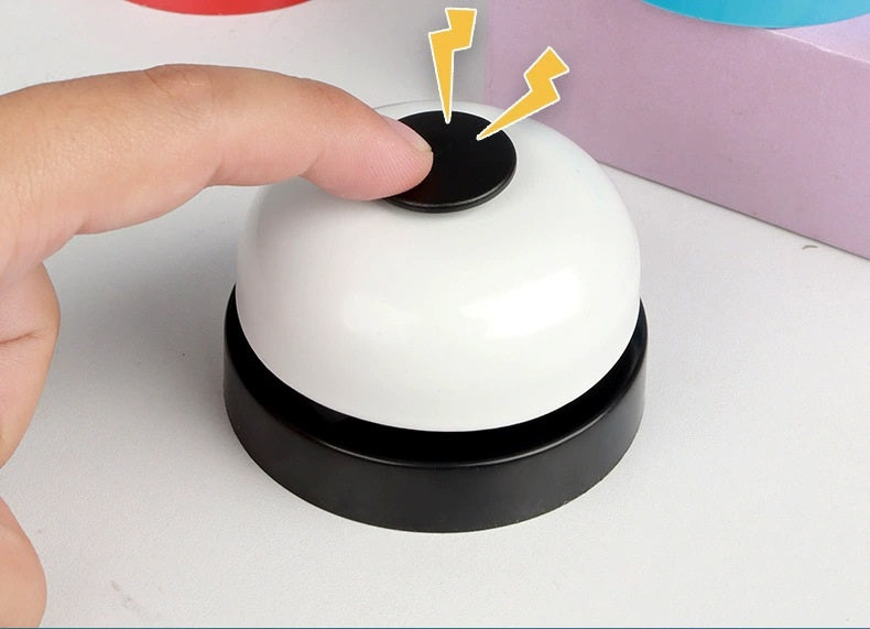 Prrss Bell Button Press Bell Singular Great for Kids Play Or in reception Desk (RED AND ...