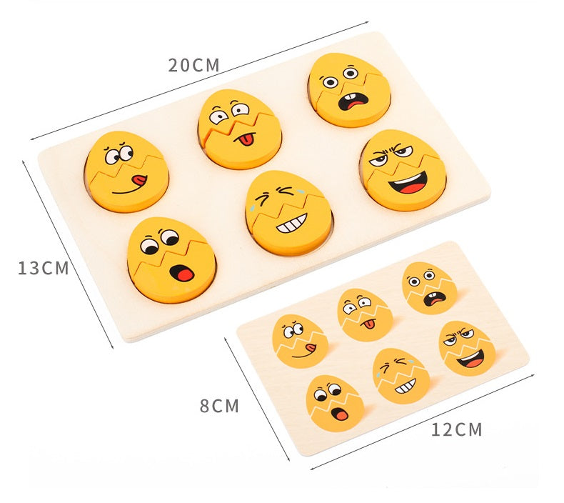 Egg Facial Emotion Expression Game How are you feeling? With Flash Cards - HAPPY GUMNUT