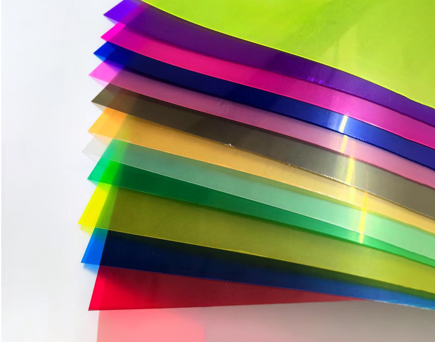 DIY PVC RAINBOW COLOUR SHEETS ARTS AND CRAFT! PACK OF 10 RANDOM COLOURS