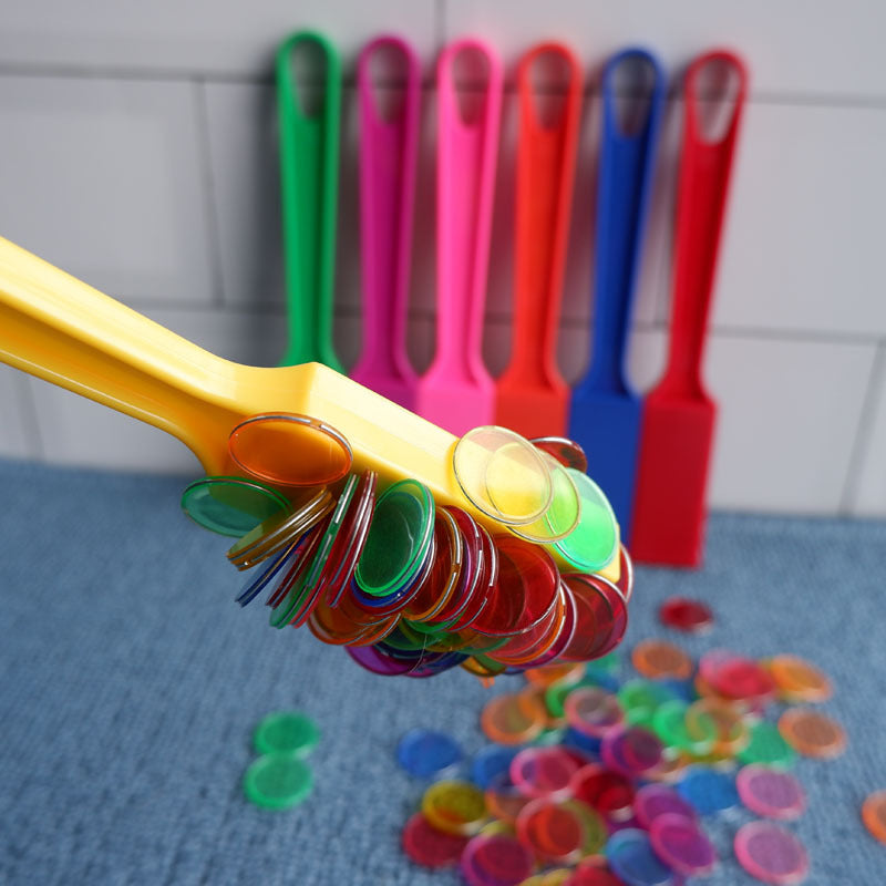 Magnetic Wand With 100 Colour Chips Counter Kindergarten Toy