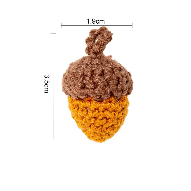 Felt Brown Acorns Loose Parts Art and Craft