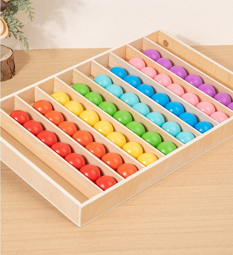 Montessori Colour Sorting Board with Ball