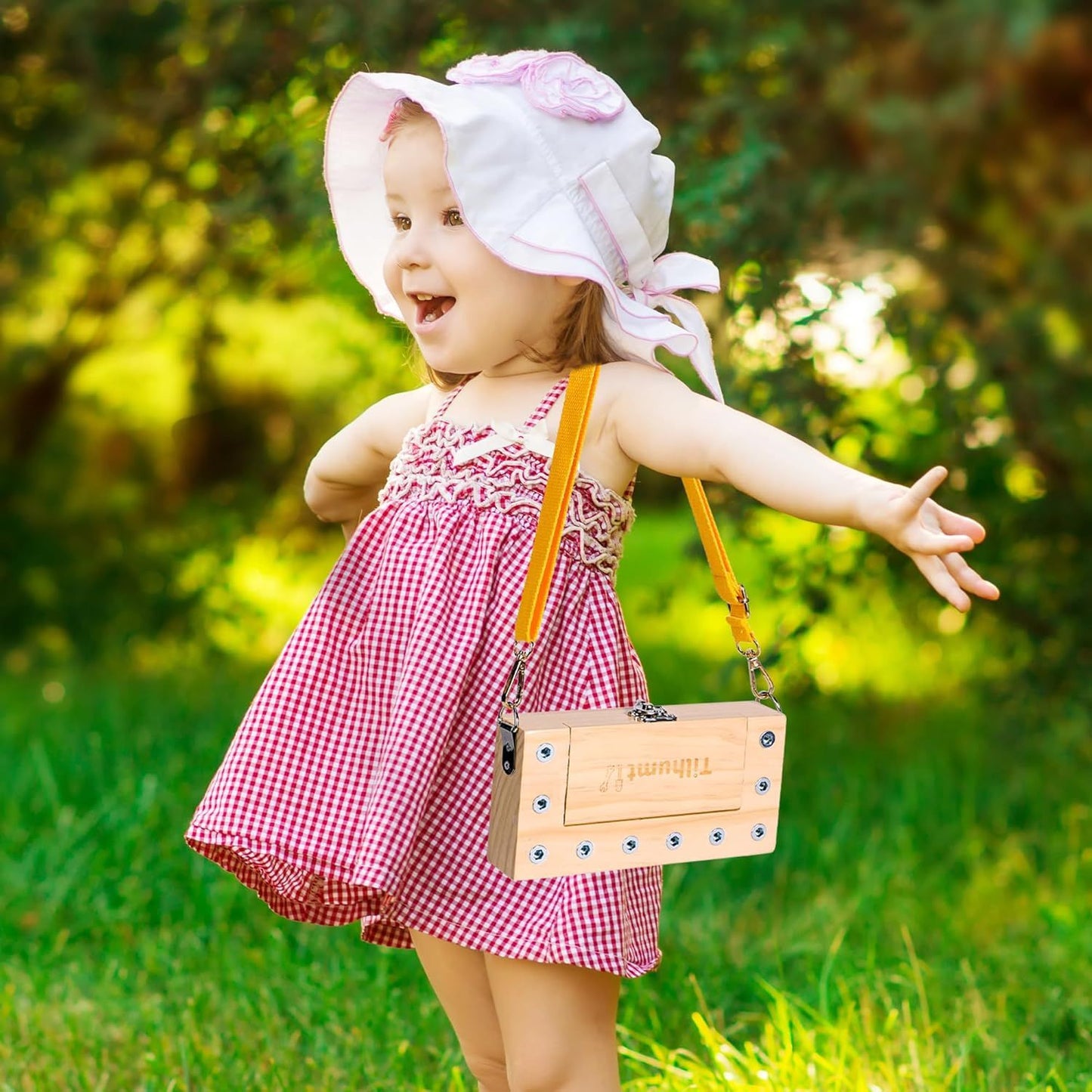 Montessori Screwdriver Board Lock Box Busy Board Tool Box