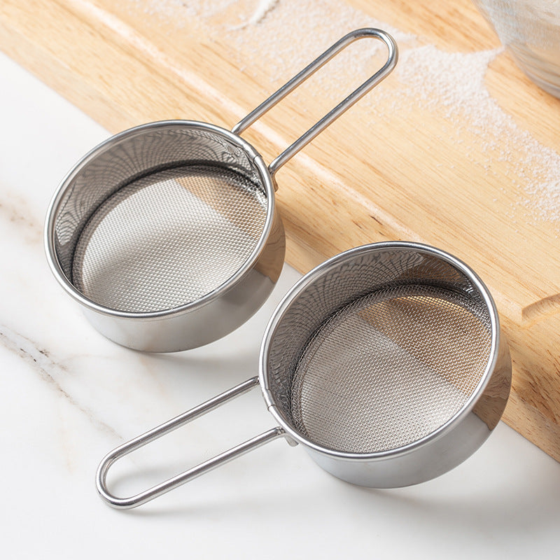 Kids Stainless Steel Sieves and Strainers Little Play Kitchen Sensory Tool