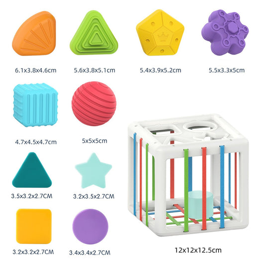 Inny Bin Basic Toddler shape sorting Toy Box