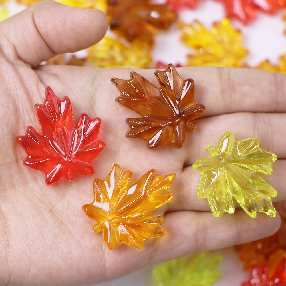 Bundle Set of 10 Acrylic Loose Parts Halloween Leaves Rings Dinosaurs Sea Animals Crystals Various Themes