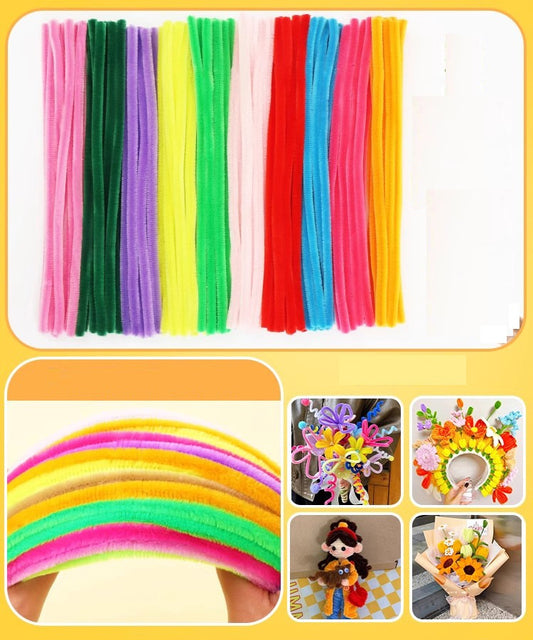 DIY Arts and Craft Twistie Ties Pack of 100 pipe Cleaner