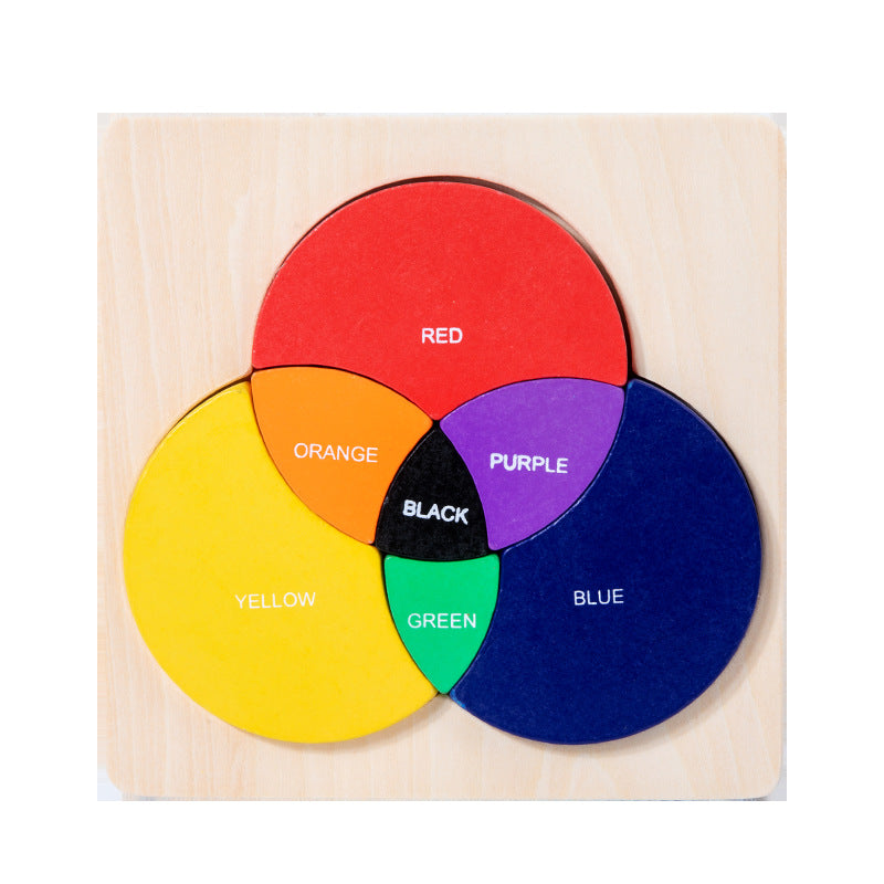 Montessori Primary Colours Learning Board Puzzle - HAPPY GUMNUT